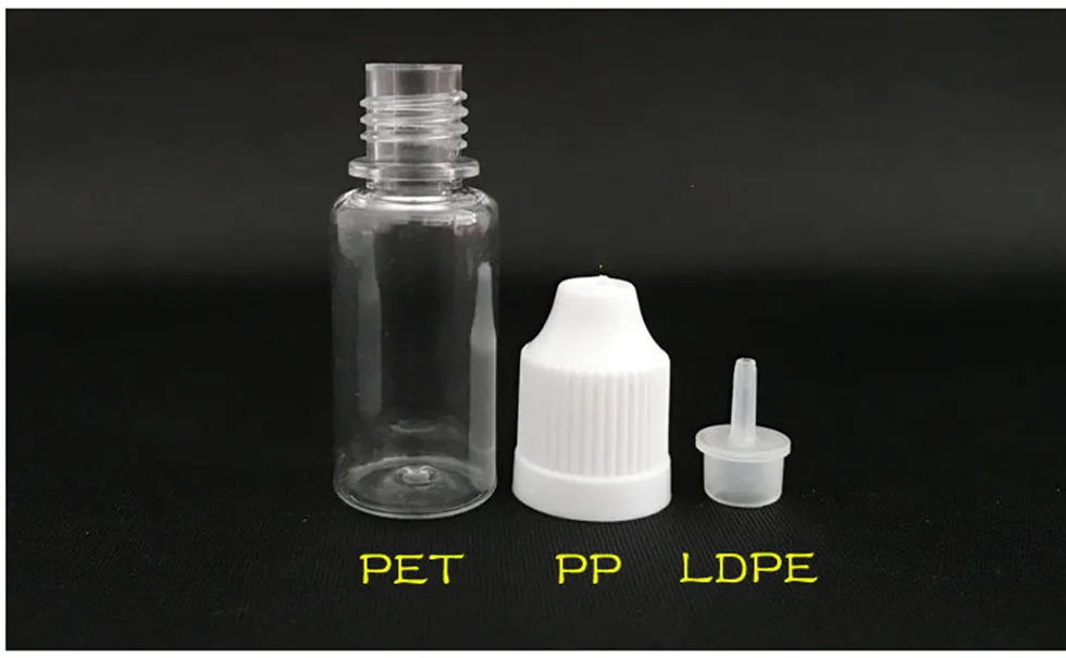 Flacone con ago in PET Flacone con contagocce in plastica da 5 ml Flacone liquido trasparente da 5 ml E E-juice Economico i