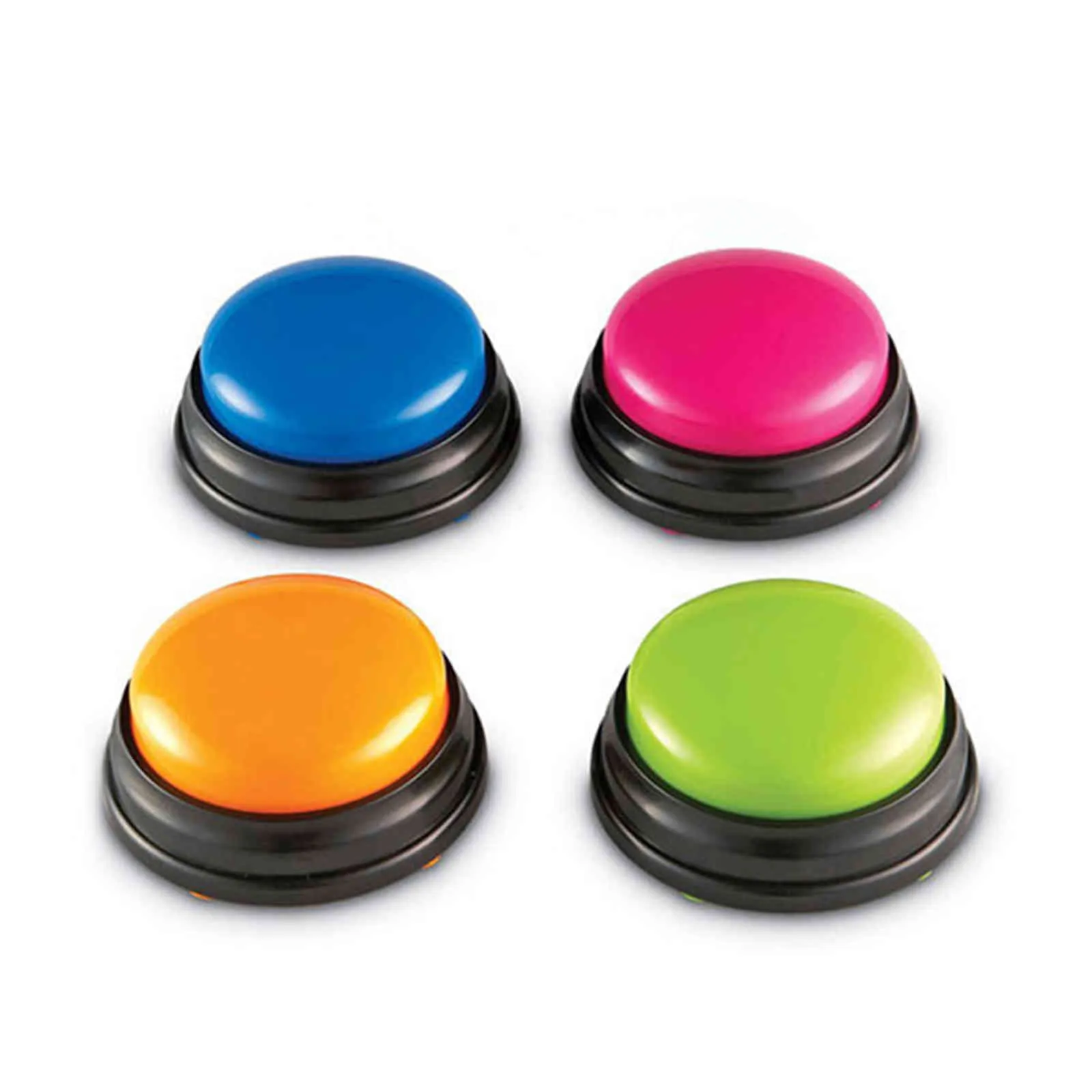 録音サウンドボタン小さなサイズの子供向けの簡単なキャリーボイスインタラクティブなおもちゃ留守ボタンオレンジピンクブルーグリーンノイズメーカー258V
