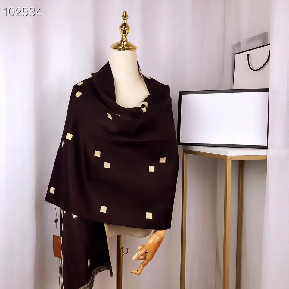 ファッション冬のカシミアスカーフ女性女性ハイエンドデザイナー特大のクラシックチェックビッグチェック柄のショールアンドスカーフメンズワーム240C