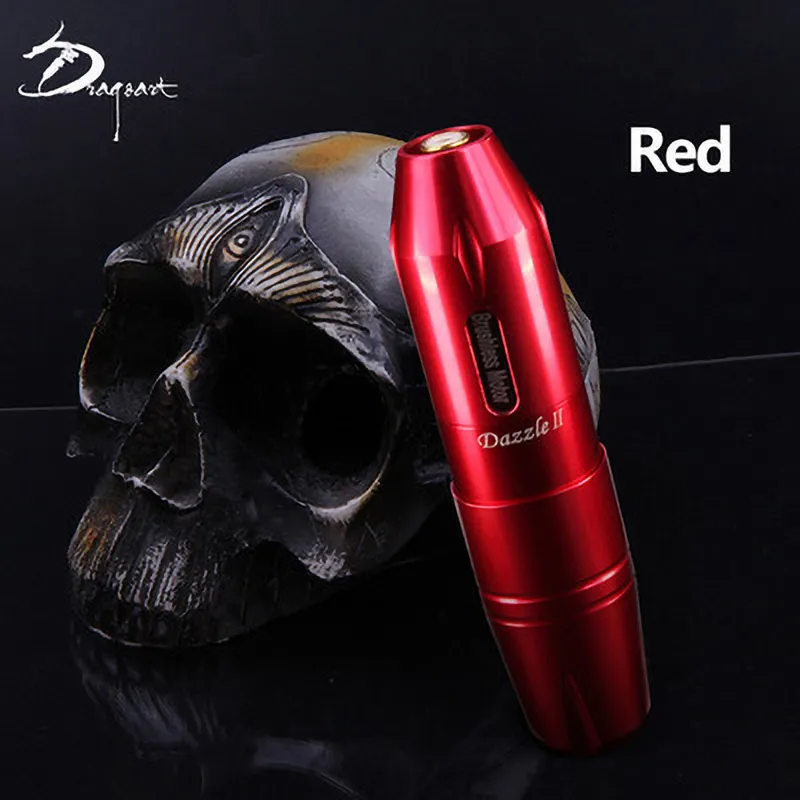 Dragon Artist Tattoo Power Supply Colorful II Generation Pen Secant Line Fogging Integrated Motor Machine Black Red Gold3874636