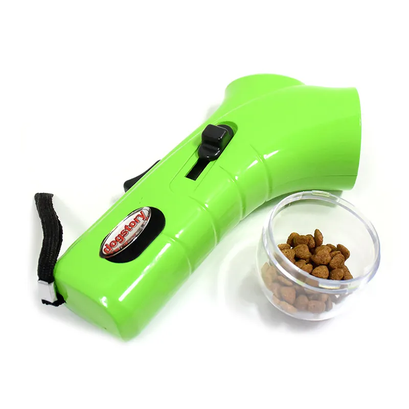 Hund Snack Katapult Launcher Hund Katze Treat Launcher Snack Feeder Katapult Pet Interaktives Training Spielzeug Outdoor Strand Spielzeug