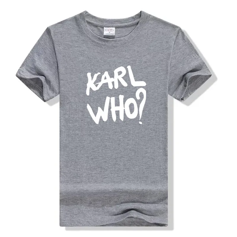 새로운 여름 Karl 누가 프린트를 인쇄 한 여성 티셔츠