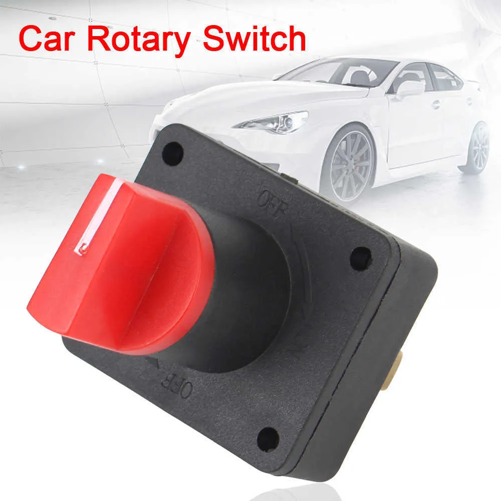 Battery Isolator 12V 100A Power Cut Off Kill Switch Vehicle Modified Isolation Disconnector Car Rotaty Switch