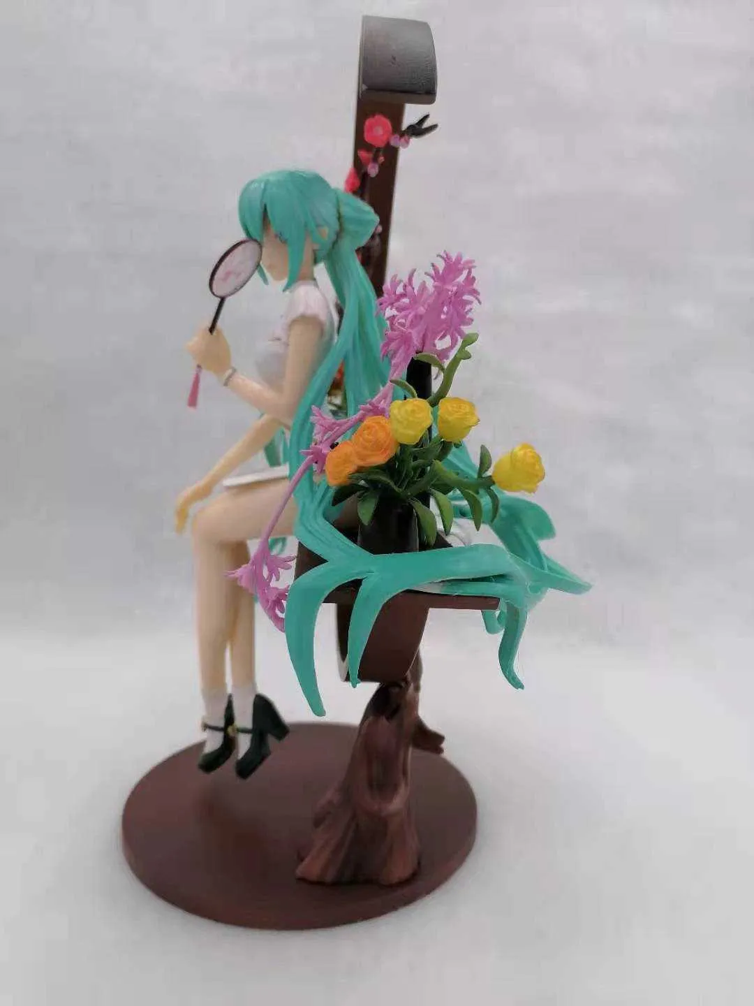 Anime vocaloid cheongsam sexiga figurer pvc action figur leksak skönhet flickan staty samling modell doll presenter figurer flickor tecknad leksaker