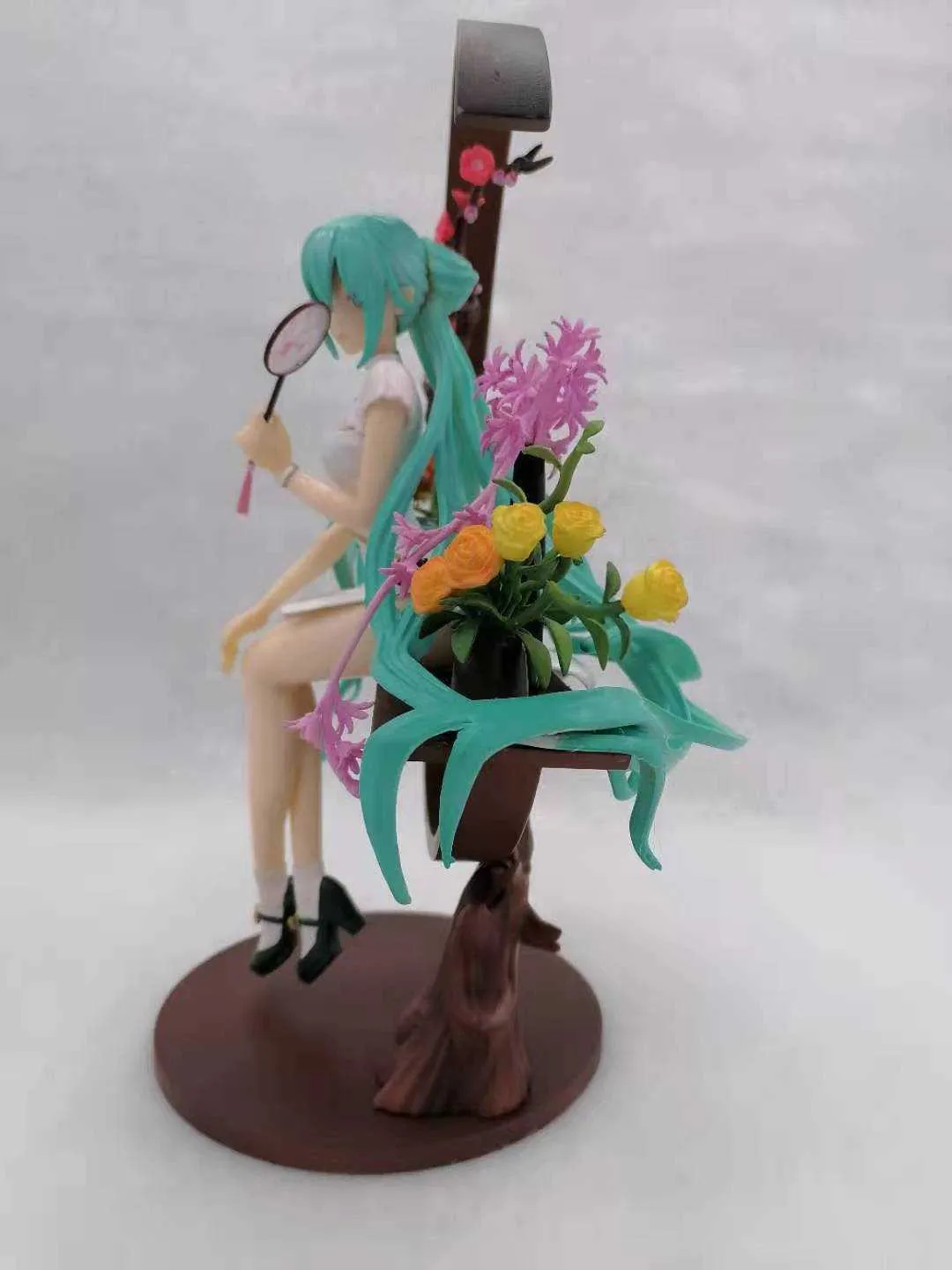 Anime VOCALOID Cheongsam Sexy Figures PVC Action Figure Toy Beauty Girl Statue Collection Model Doll Gifts Figures Girls Cartoon Toys