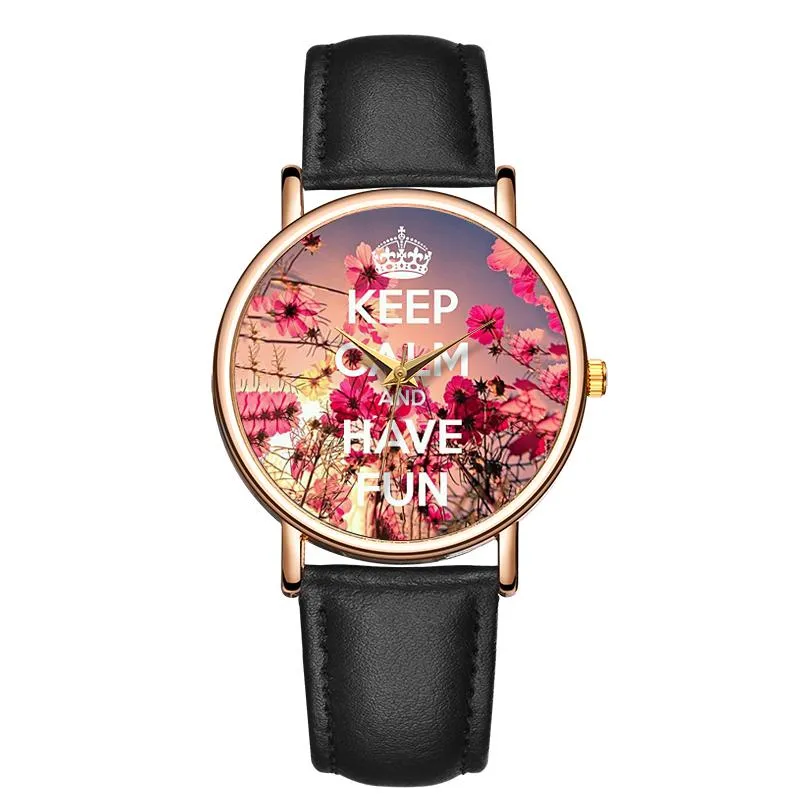 Наручные часы Необычные цветочные часы Женские часы Женские часы 2021 Известные женские часы Кварцевые наручные Relogio Feminino Montre Femme299i