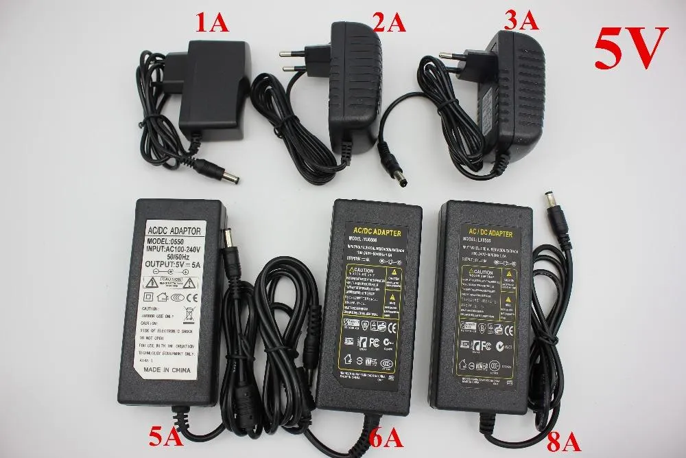 Streifen LED Netzteil Adapter Transformator AC 110-240V zu DC 5V 12V 24V 1A 2A 3A 4A 5A 6A 7A 8A 10ALED Licht Konverter Tape236W