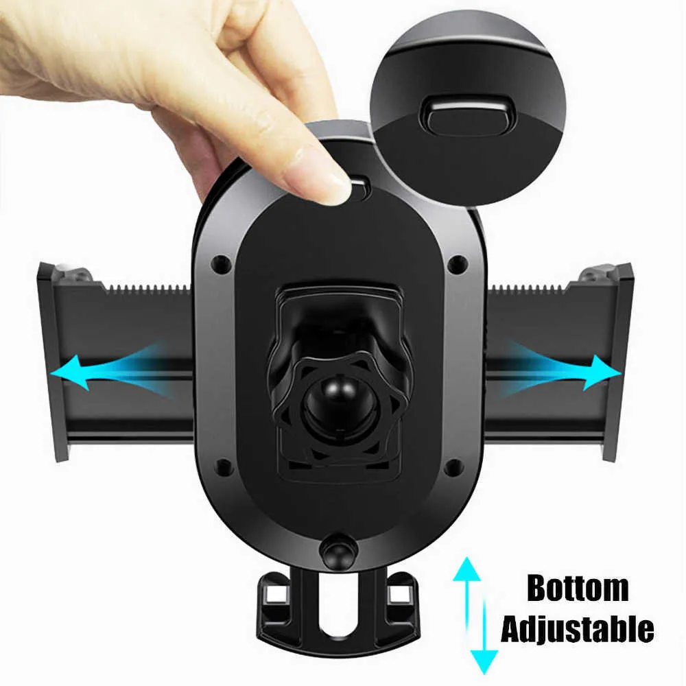 Auto telefoonhouder 360 graden auto clip-on luchtopeningen mobiele telefoon houder lucht ventilatie clip mount smartphone beugel mobiele telefoonstandaard