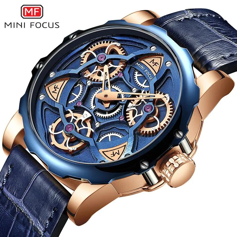 Наручные часы Montre Homme, классические синие кожаные часы с кожаным ремнем, мужские часы с тонким ремешком, кварцевые модные деловые аналоговые часы Uhren Herren Waches 2878