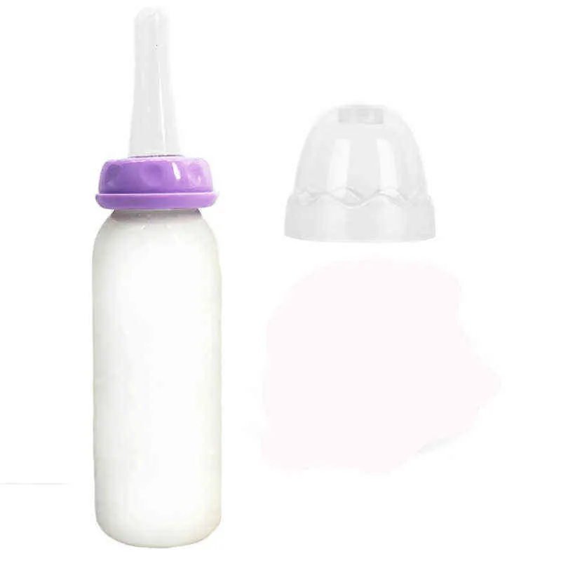 NXY Bebek Çocuk Bebekleri Abdl Yetişkin Mor Yarı Baskılı Külot PVC Yeniden Kullanılabilir OneSize Ladies DDLG Besleme Şişesi Seti 221273025677