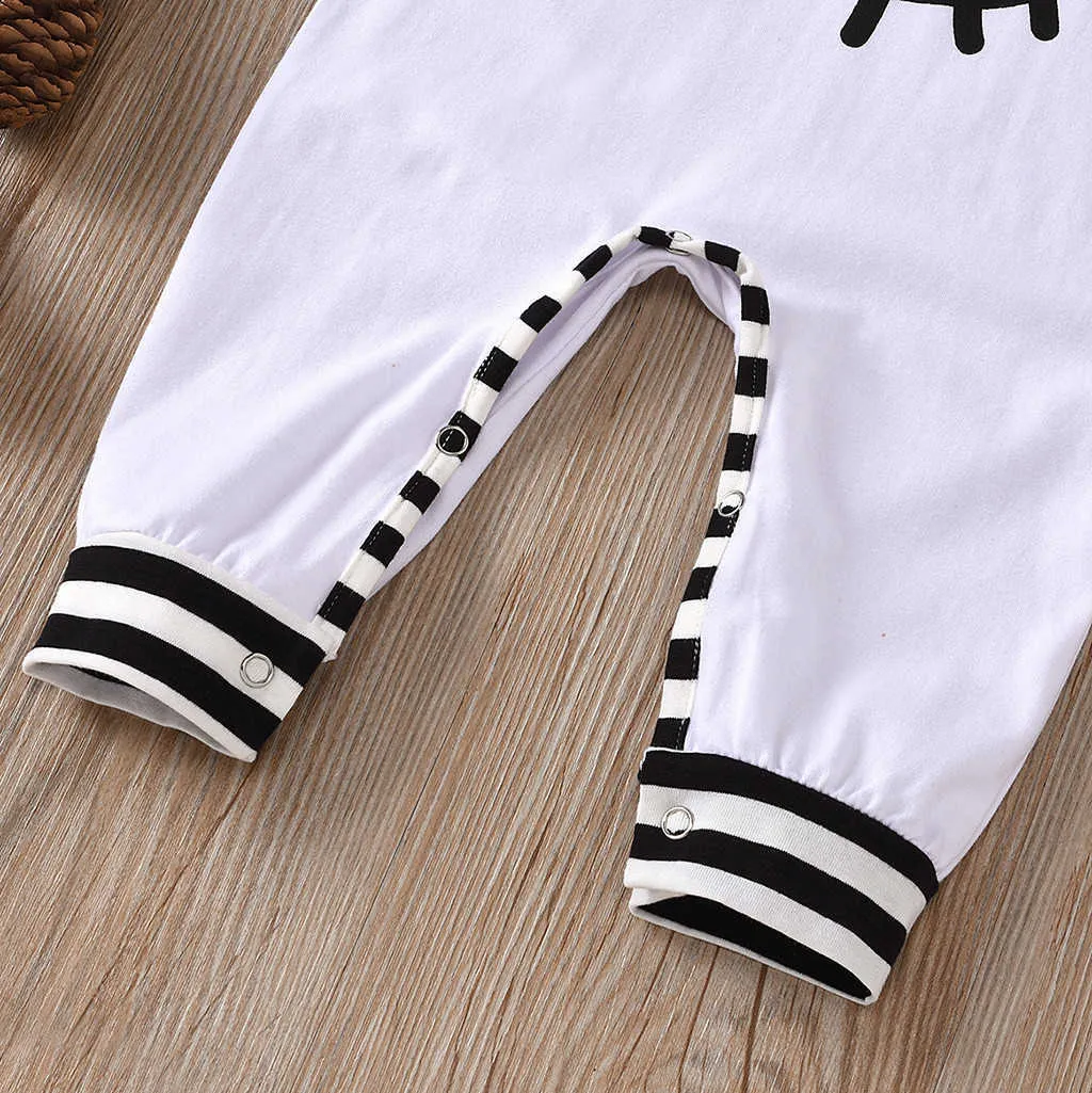 Newborn Baby Boy Girl Halloween Costume Ghost Hooded Romper Jumpsuit Boys Girls Rompers Infant Clothing Disfraz Halloween Bebe Q0910