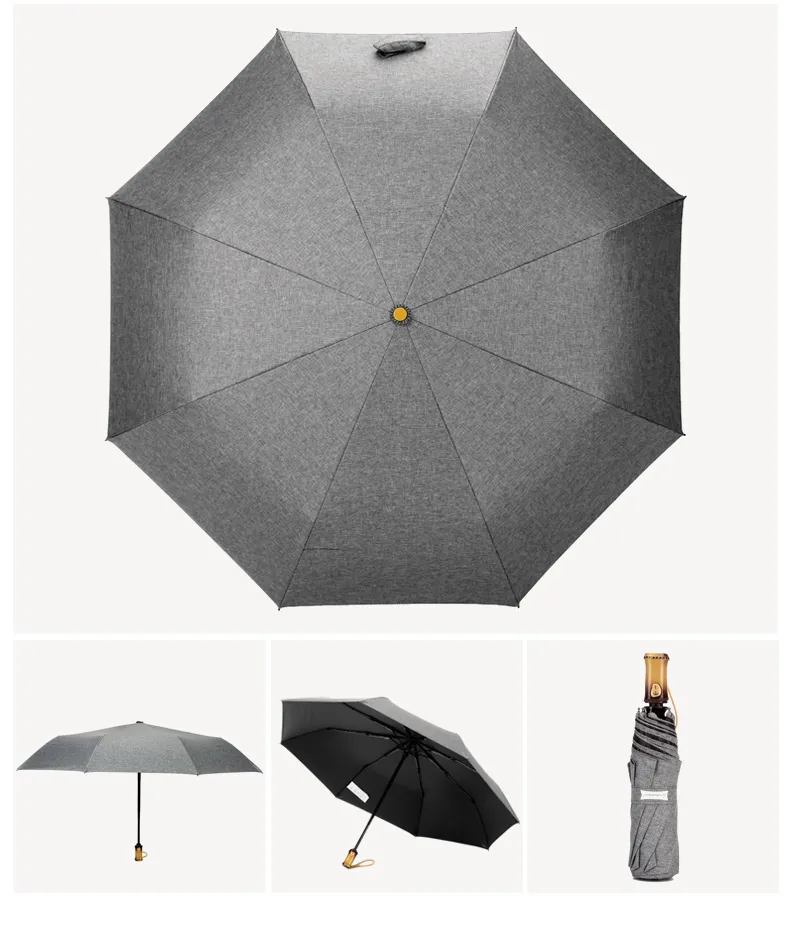 Leodauknow Высококачественное зонтик дождь, женщины, складывающие сильную ветропроницаемость Супер зонтик на открытом воздухе, женщины зонтик 210320