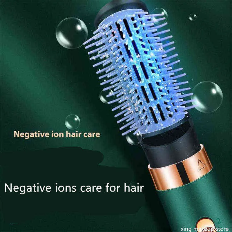 3 en 1 secador de cabello eléctrico Cepillo iónico de aire Volumizador Volumizador Secador Secador de cabello Herramienta de curlar de cabello 20# H1122269i