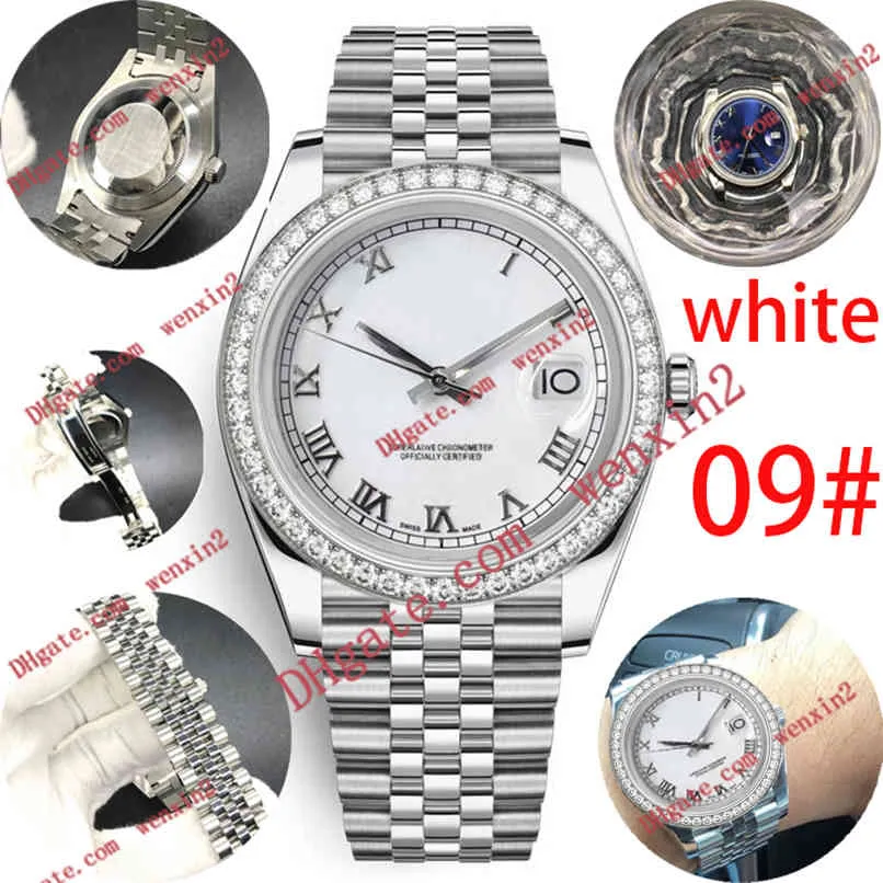 小さなダイヤモンドメンズ腕時計ローマ数字メカニカ自動 41 ミリメートル高品質ステンレス鋼防水スポーツスタイルクラシックゴールド腕時計