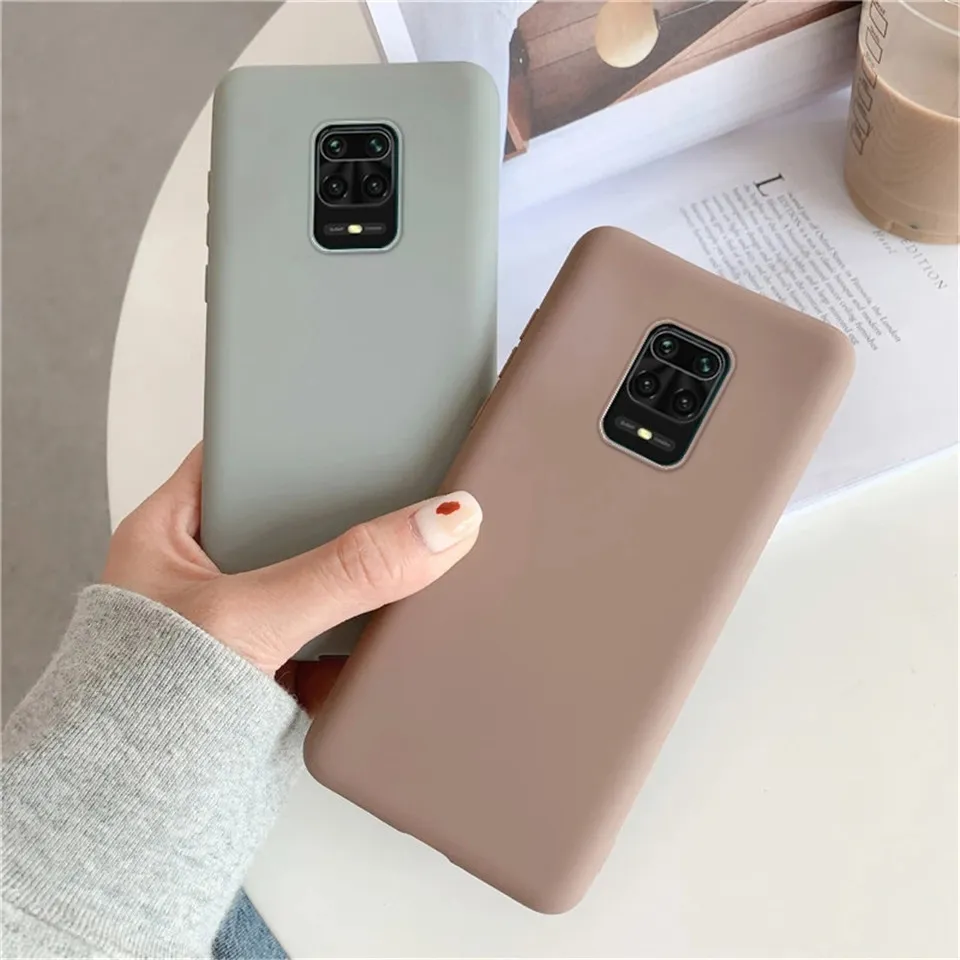 ТПУ силиконовые чехлы для Xiaomi Redmi Note 10, 10s, 9s, 9 pro max, 8, 7 plus, matte, candy color