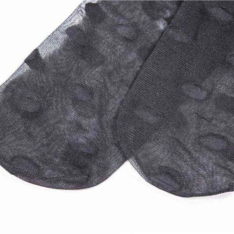 Varm dot mönstrade kvinnor pantyhose mode söt flicka svart sexiga tights kvinnliga strumpor transparent silke tights y1130