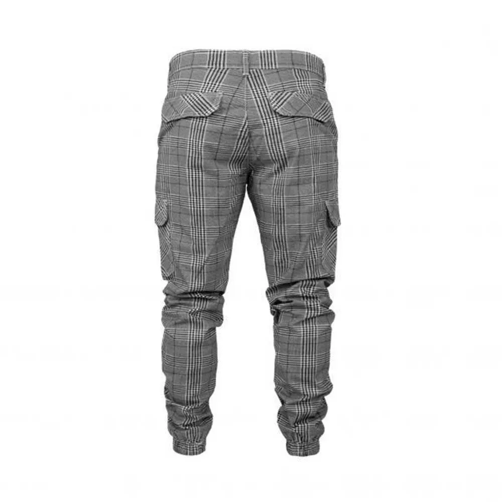 Calças casuais masculinas 2021 primavera novos corredores homens casual camuflagem calça homens qualidade elástica confortável calças x0615