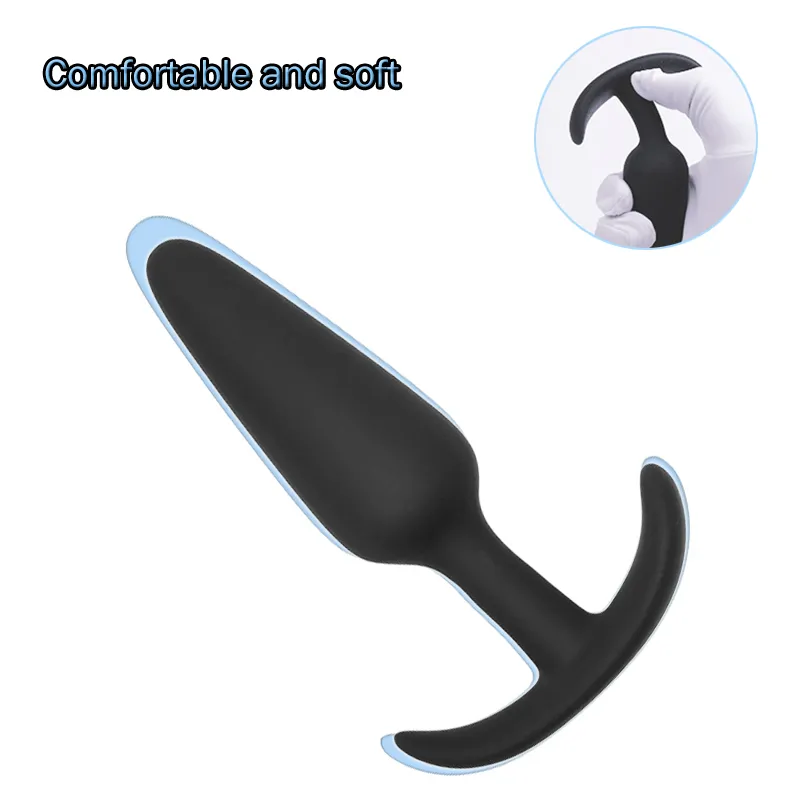 MASSAGE 100 SI-SILICONE Dildo anal bouchons Butt Plux Unisexe Sexy Stopper 3 TIMES DE SEXE ADULTANTES DIFFÉRENT