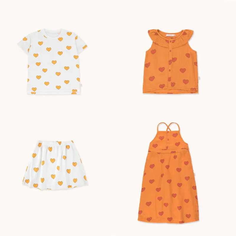 Ensembles de vêtements d'été pour enfants Marque de haute qualité Fille Bouse et Bloomers Outfit Toddler Boys Tshirt Baby Set 210619