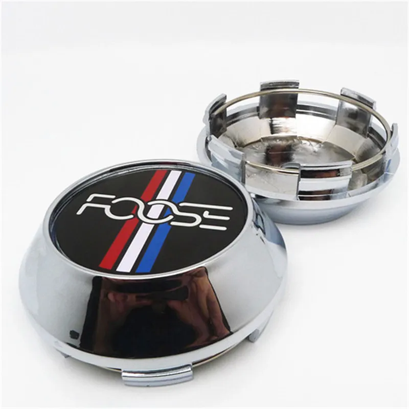 4 Uds 68mm tapacubos de rueda cubierta central para Inforgeo Rotiform Foose Car Styling Logo emblema insignia 45mm Sticker4322338