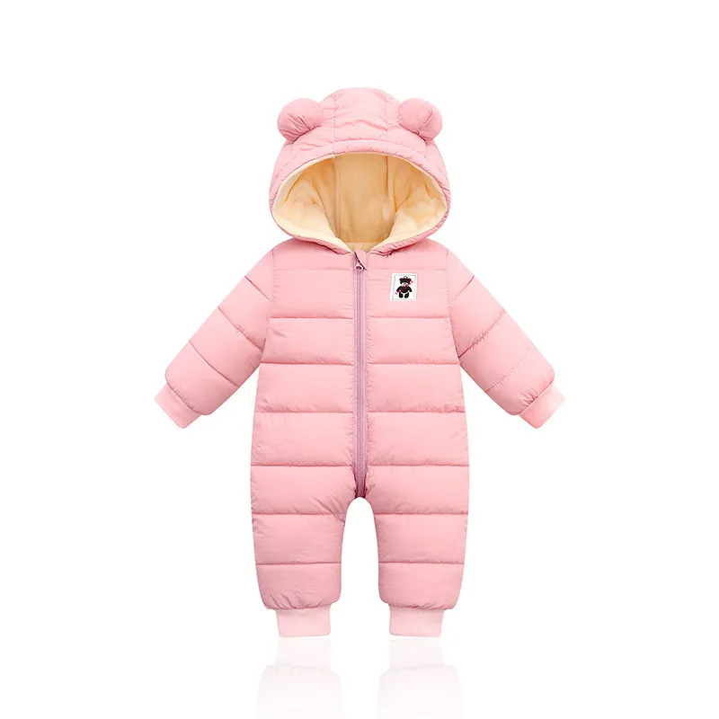 Lzh أطفال الشتاء بذلة للطفل snowsuit مولود الرضع الملابس الفتيان الفتيات رومبير وزرة الأطفال عيد الميلاد زي 220211