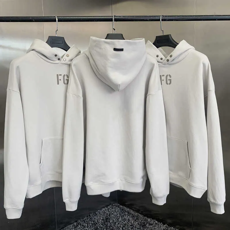 Fw21 nouvelle saison 7 high street designer marque Sweat FG flocage 100 coton hip hop lâche surdimensionné Unisexe Mode Hoodie G1007