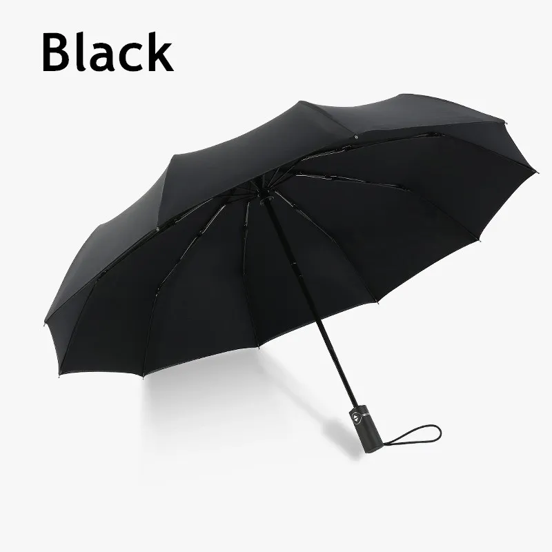 Dubbellaags automatische paraplu regen vrouwen sterk winddicht vrouwelijke mannelijke 10k grote mannen zakelijke paraplu's parasol