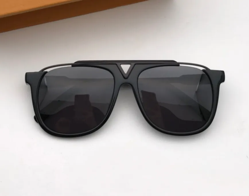 Zwart Goud Vierkante Zonnebril Grijs Gradiënt Vintage Bril 0936 Sonnenbrille Herenmode Zonnebril 0937 UV400 Brillen met Box263f