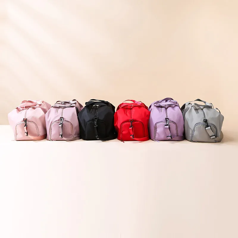 Bolsas de equipaje Unisex, bolsa de ejercicio impermeable multifuncional con separación seca y húmeda para mujeres de viaje portátil de corta distancia