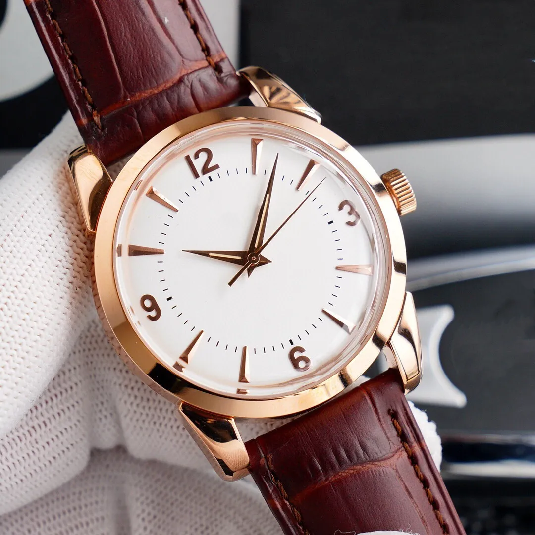 Klassieke Mannen Automatisch Mechanisch Horloge Sapphire Roestvrijstalen Kalender Horloges Business Number Clock 41mm Waterdicht