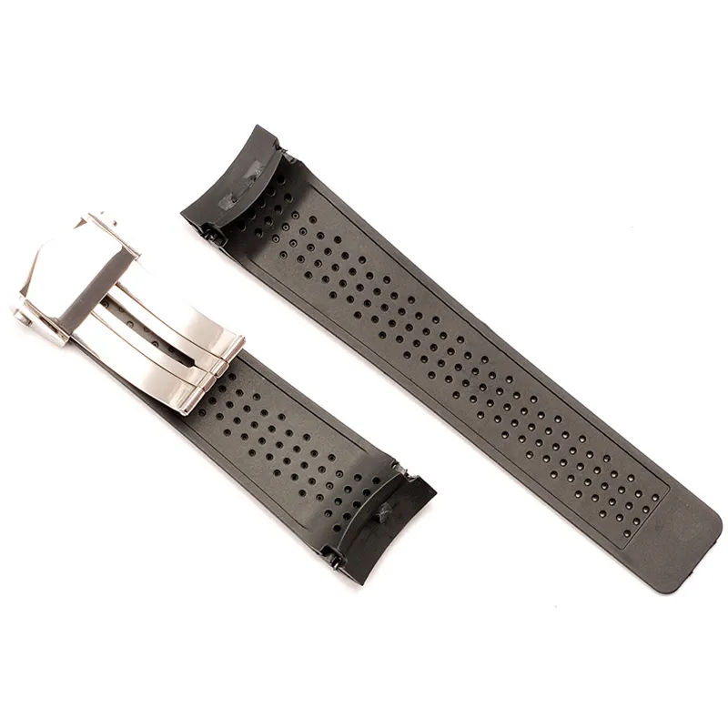 Horloge Band Voor TAG HEUER CARRERA Siliconen Rubber Waterdicht Mannen Vrouwen 22 24mm Band Accessoires Armband Belt191b
