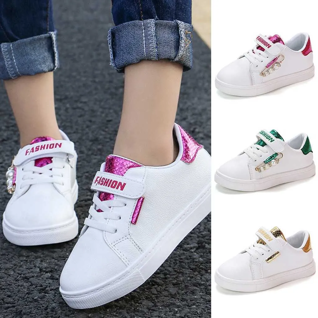 Children's Flat Shoes Newborn Baby Boys Girl String Bead PU Summer Solid Color Rubber Sole Shoes Breathable Slip-On Sneakers X0703