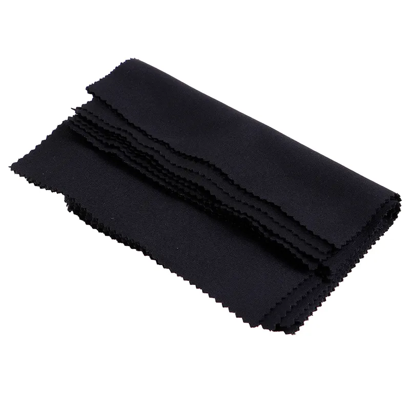 10 stks Black Bril Doek Microfiber Cleaner Reinigingsbril Lens Kleding Eyewear Accessoires