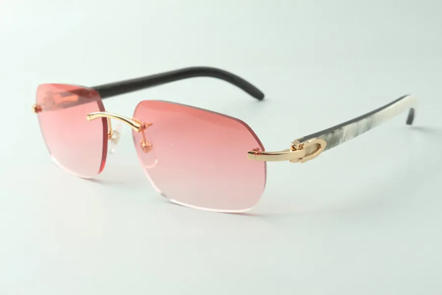 Direct s designer solglasögon 3524024 blandade buffelhorntempel glasögon 18-140 mm296n