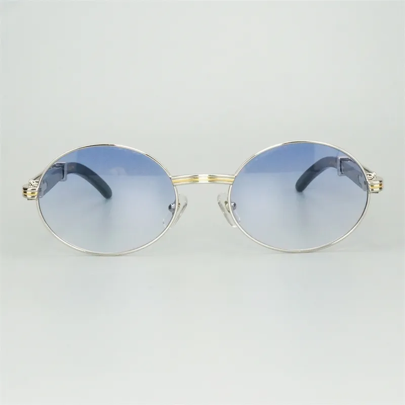 70 Off Store Online Designer Buffalo Buffalo Horn Lunettes de soleil pour hommes Transparent Lunets ovales Trendy S Eyewear Gafas Myopia3864961