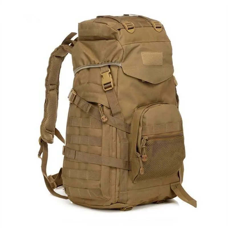 60L Taktische Molle Rucksack Militär Armee Outdoor Tasche Rucksack Männer Camping Reise Rucksack Wandern Sport Molle Pack Klettern Tasche Y0721