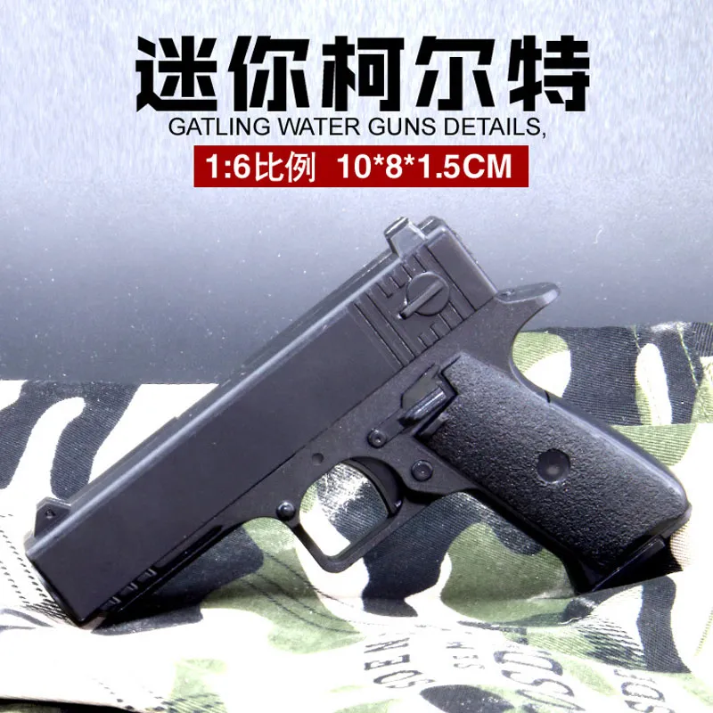 Mini lega Beretta Revolver pistola giocattolo modello Desert Eagle Colt pistola modello MP7 adulti collezione bambini regali di compleanno2636760