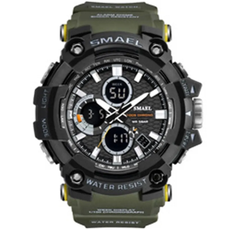 SMAEL neues Produkt 1802 Sport wasserdichte elektronische Armbanduhr296H
