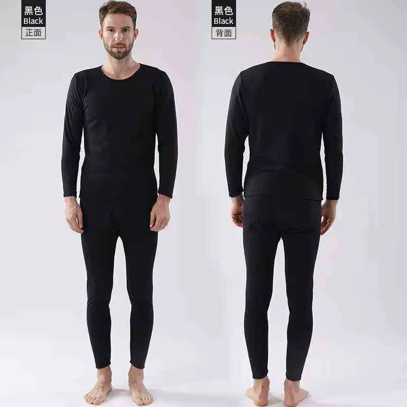 Men's Thermal Underwear Long Johns For Male Winter Thick Thermo Underwear Sets Winter Clothes Men Keep Warm Thick Thermal 4XL 211108