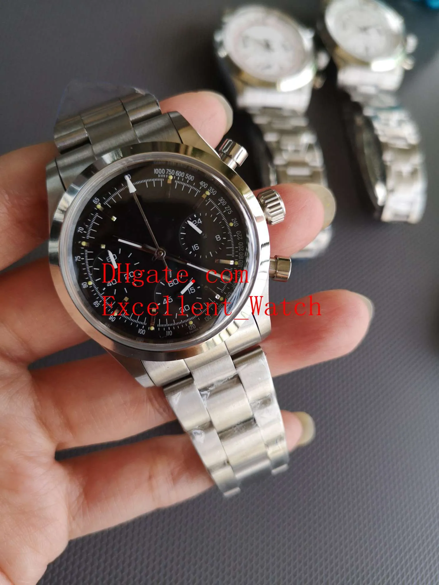 es Relojes de pulsera vintage de moda Tamaño 37 mm 6263 Paul Newman Cronógrafo de acero inoxidable 7750 Movimiento Mecánico Hand-windin302x