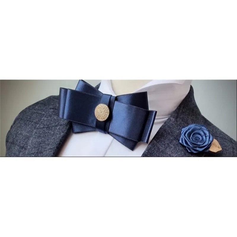 Мужчины Rhinestone ленты ленты галстука бруши платки набор женщин свадьба бизнес рождественские булавки галстук карманный квадрат бабочка