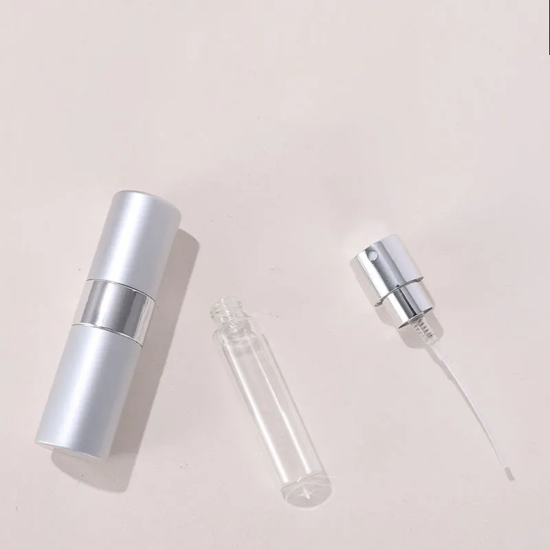 Atomizador do perfume 15ml * mini frascos do perfume dos perfumáveis ​​frascos de alumínio vazio Recipiente líquido do purificador de ar líquido