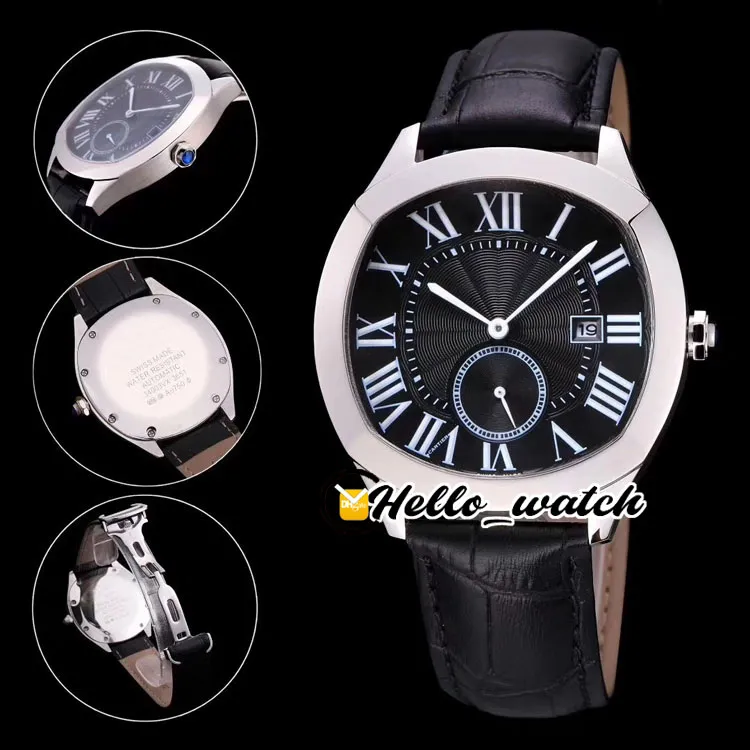 41mm Drive de Wgnm0003 Watches White Dial Swiss Swiss Quartz Mens Watch Rose Gold Case Brown Leather Strap Wristwatches High Quali186N