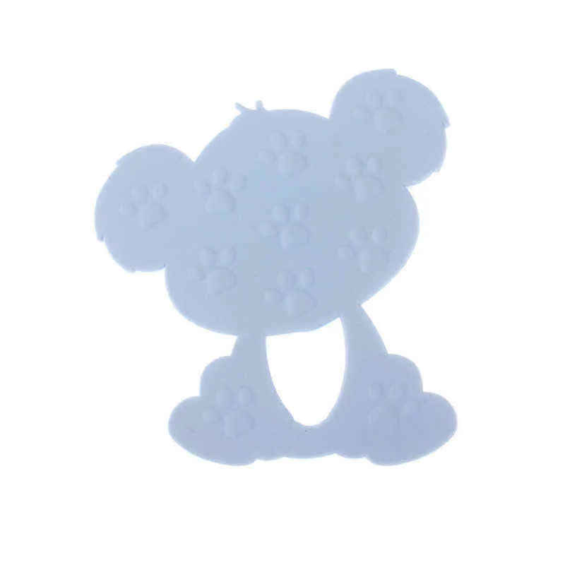 10 pz Koala Silicone Massaggiagengive Ciondolo Orso Giocattoli Bambini BPA Libero Masticabile Dentizione Masticare 211106