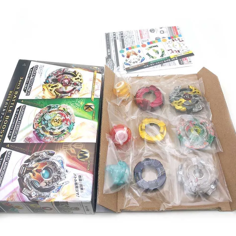 B-90 3 ON 3 Battle Booster Get: Galaxy Zeus / Guardian Kerbeus / Minoboros / Sea / Takara Tomy / Beyblade Burst / God Series | Beyfan 210803