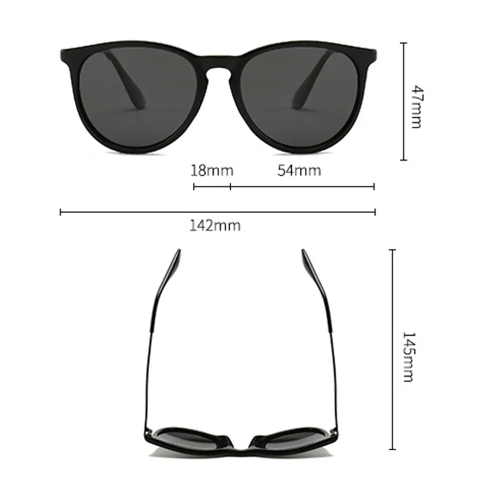 Classic Erika Lunettes de soleil Femmes Brand Designer Mirror Cat Eye Sungass Star Style Protection Sun Glasses UV400301L