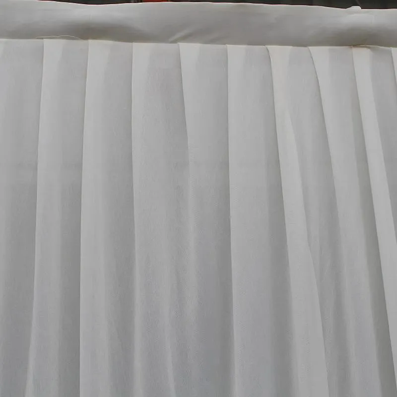 Décoration de fête Toile de fond de mariage 20 pieds W X 10 pieds H Rideau de fond violet élégant en soie glacée 3m 6m pour DHL306h