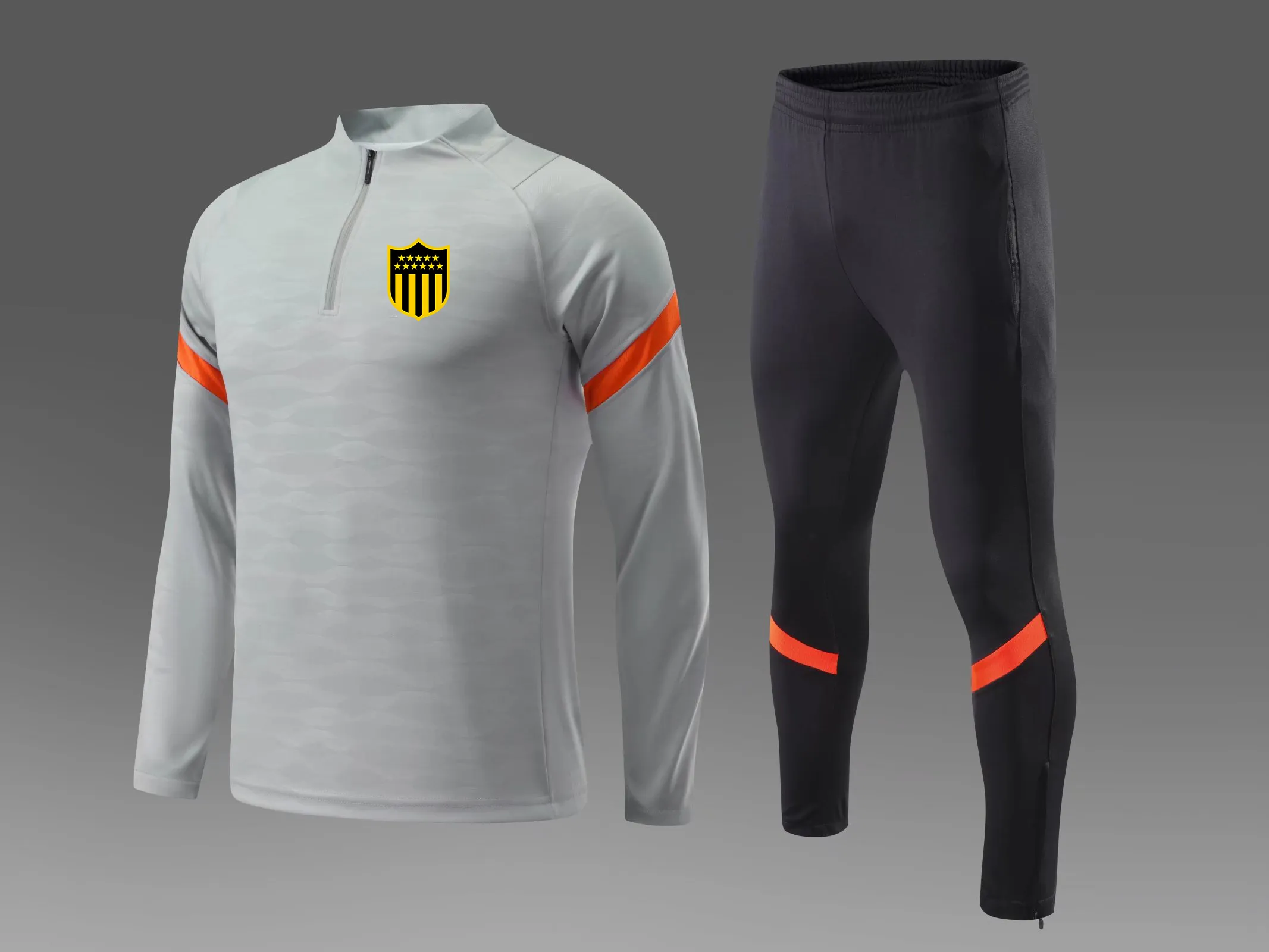 Club Atletico Pe arol Penarol Club Atletico Herren-Fußball-Trainingsanzüge Outdoor-Lauftrainingsanzug Herbst und Winter Kinder So3165