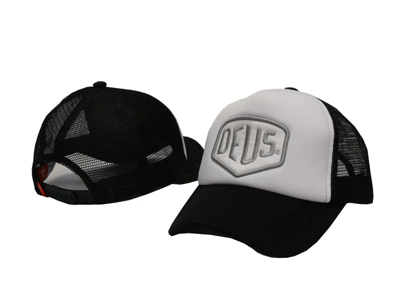 2021 Deus Skull Mesh Strapback unisex broderi 6 Panel Snapback Hats Golf Sport Brand Baseball Caps Gorras Bones Men Outdoor WOM2815