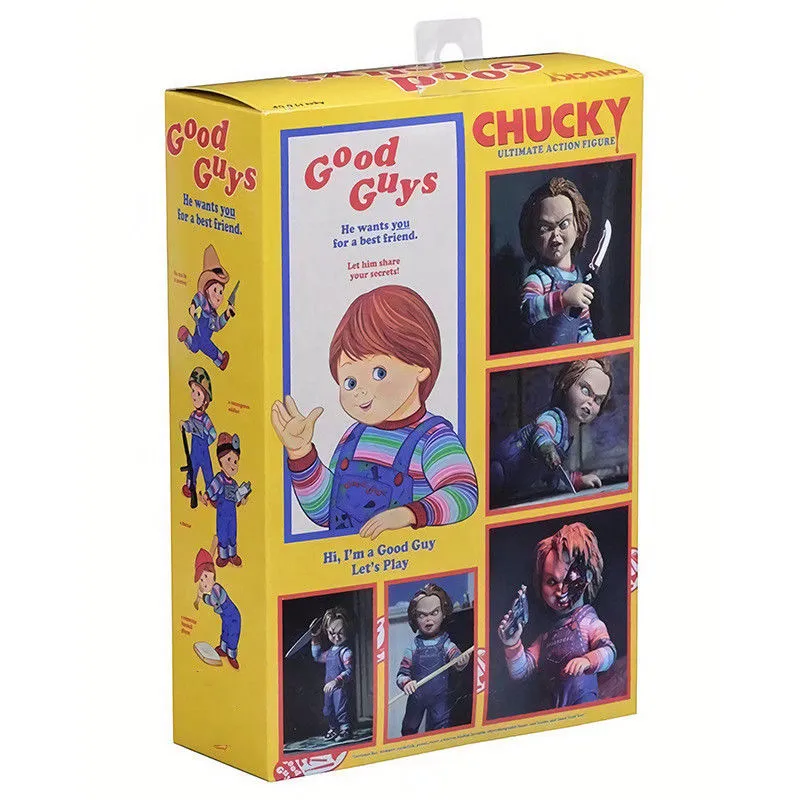 Sammlerstück 7039039 CHUCKY Child039s Play Scary Bride of Chucky Horror Good Guys PVC Actionfigur Modell Spielzeugpuppe 10 cm fo5894770